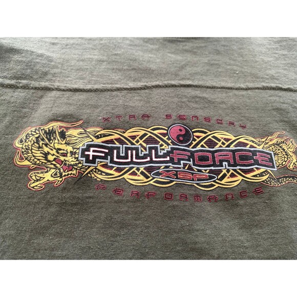 Vintage Y2K Dragon Full Force Boundaries long sleeves Shirt Size XL - Picture 2 of 8